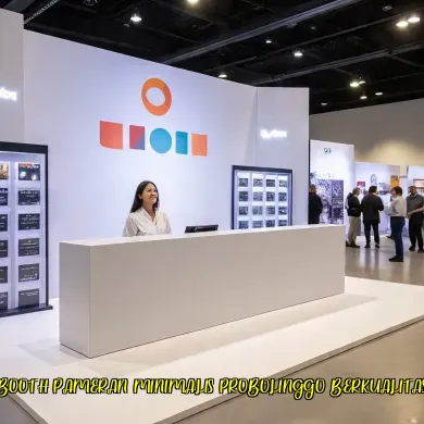 Booth Pameran Minimalis Probolinggo